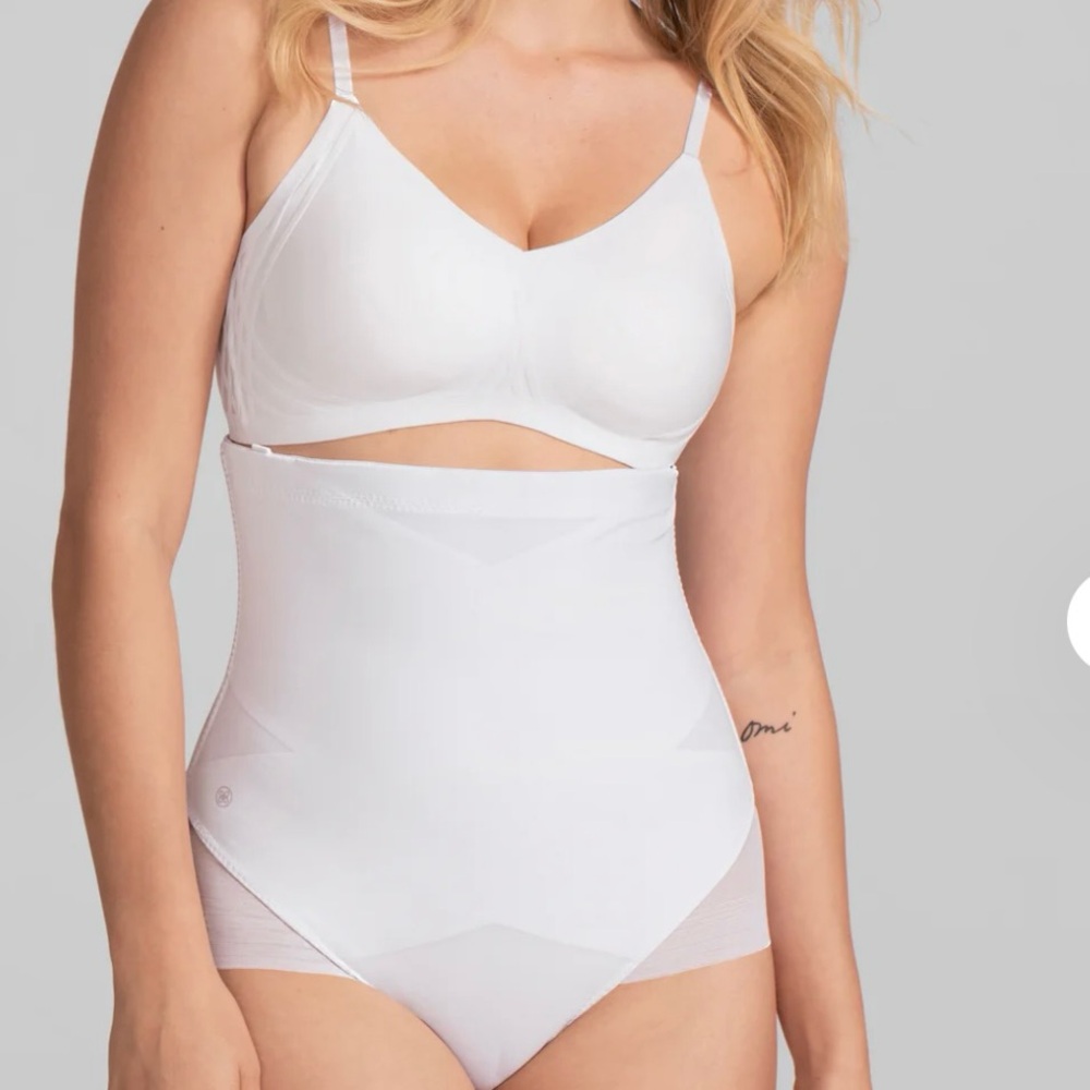 Honeylove High-Waist White Shapewear Brief